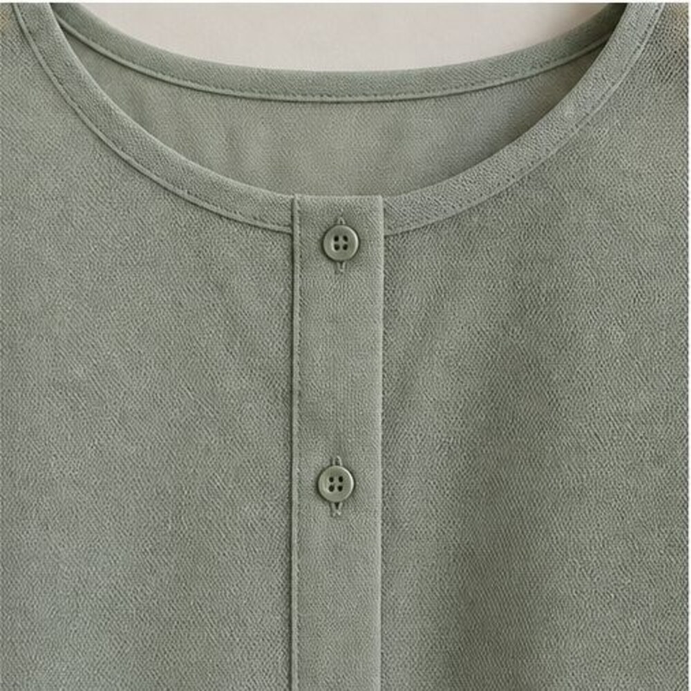 Sage Lace Trim Top - Picture 4 of 6